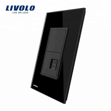 Livolo US-Standard 1-fach Steckdose Telefondose VL-C591T-12